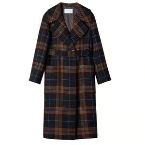 ARITZIA Babaton "Barton" Plaid Coat - Cashmere